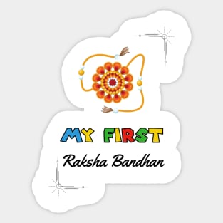 Kids Raksha Bandhan Tee Sticker